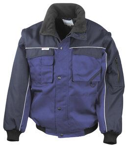 Result R71 - Arbeitsjacke Reißverschluss Royal/Navy