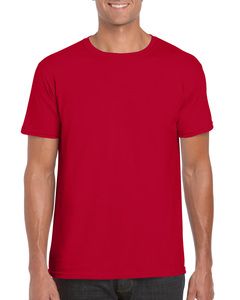 Gildan GD001 - Softstyle ™ Herren T-Shirt 100% Jersey Baumwolle Kirschrot