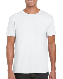 Gildan GD001 - Softstyle ™ Herren T-Shirt 100% Jersey Baumwolle Weiß