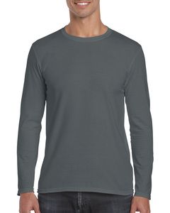 Gildan GD011 - Softstyle ™ Langarm-T-Shirt Herren Holzkohle