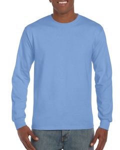 Gildan GD014 - Ultra Cotton ™ Langarm-T-Shirt Herren Carolina-Blau