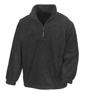 Result RE33A - Polartherm® Pullover mit Zip Schwarz