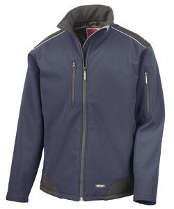 Result R124A - Ripstop Softshell Arbeitskleidung Jacke Navy/ Black