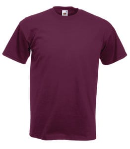 Fruit of the Loom 61-044-0 - Super Premium T-Shirt Burgund