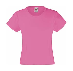 Fruit of the Loom 61-005-0 - Mädchen Valueweight T-Shirt