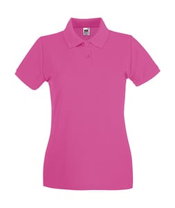 Fruit of the Loom 63-030-0 - Lady-Fit Premium Polo Fuchsie