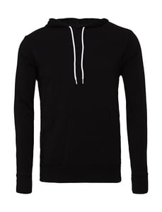 Bella 3719 - Unisex Poly-Cotton Pullover Hoodie Schwarz