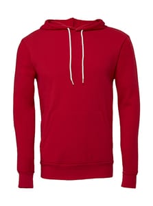 Bella 3719 - Unisex Poly-Cotton Pullover Hoodie Rot