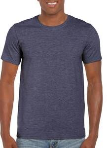 Gildan 64000 - Softstyle® Baumwoll-T-Shirt Herren Heather Navy