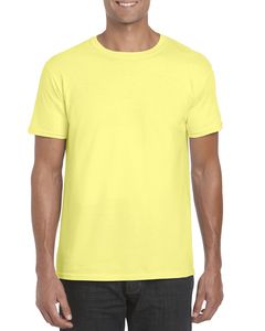 Gildan 64000 - Softstyle® Baumwoll-T-Shirt Herren Cornsilk