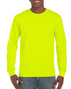 Gildan 2400 - Langarm T-Shirt Ultra Herren Sicherheit Green