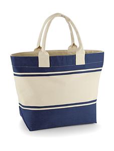 Quadra QD26 - Canvas Deck Bag und Strandtasche Navy/Natural