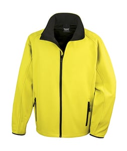 Result Core R231M - Bedruckbare Soft Shell Jacke Yellow/Black