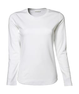 Tee Jays 590 - Ladies LS Interlock T-Shirt Weiß