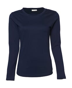 Tee Jays 590 - Ladies LS Interlock T-Shirt Navy