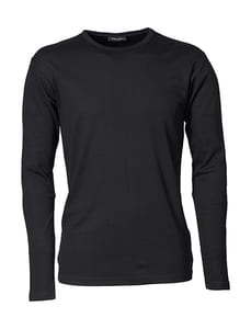 Tee Jays 530 - Mens LS Interlock T-Shirt Schwarz