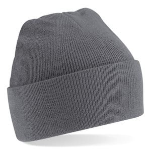 Beechfield B45 - Original Cuffed Beanie Strickmütze Graphite Grey