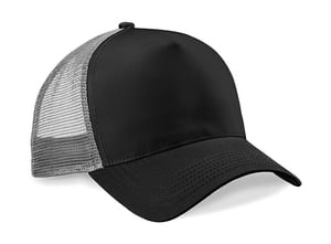 Beechfield B640 - Snapback Trucker Black/Grey