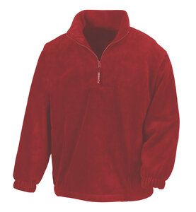 Result R33 - 1/4 Zip Fleece Oberteil Rot