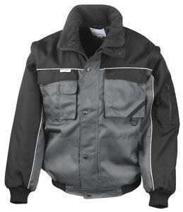 Result RE71A - Work-Guard ™ RV Arbeitsjacke/Fliegerjacke Grey/ Black