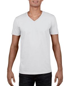 Gildan GI64V00 - Softstyle® V-Ausschnitt T-Shirt Herren Weiß