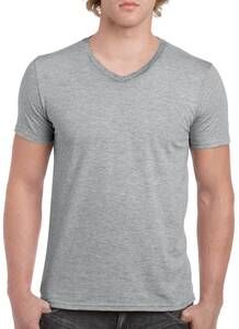 Gildan GI64V00 - Softstyle® V-Ausschnitt T-Shirt Herren Sport Grey