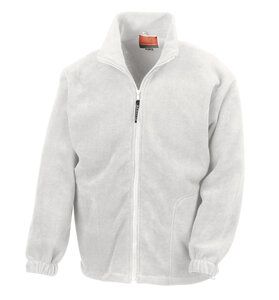 Result R36A - Full Zip Active Fleece Jacke Weiß