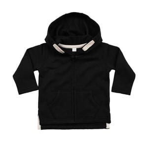 BabyBugz BZ32 - Baby Hoodie Schwarz