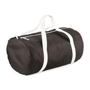 Bag Base BG150 - Packaway Barrel Bag Schwarz / Weiß