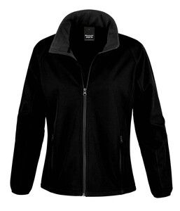 Result R231F - Damen Bedruckbare Softshelljacke Black / Black