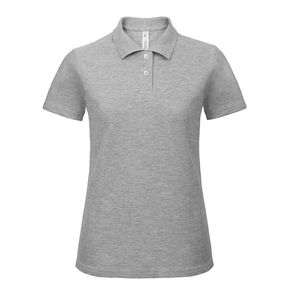 B&C BCI1F - Damen Poloshirt Heather Grey