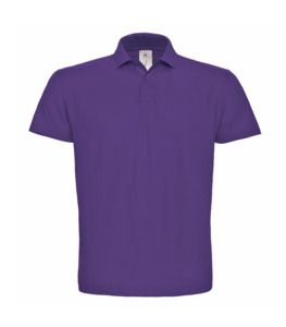 B&C BCID1 - Kurzarm Poloshirt für Herren Lila