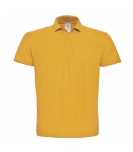 B&C BCID1 - Kurzarm Poloshirt für Herren Chili Gold