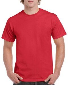 Gildan GN180 - Schweres Baumwoll T-Shirt Herren Rot