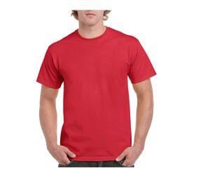 Gildan GN200 - Herren T-Shirt 100% Baumwolle Rot