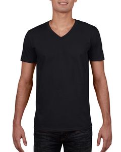 Gildan GN646 - Herren T-Shirt mit V-Ausschnitt aus 100% Baumwolle