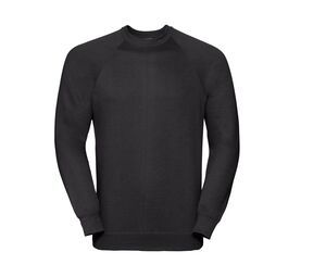 Russell JZ762 - Herren Raglan Sweatshirt Schwarz