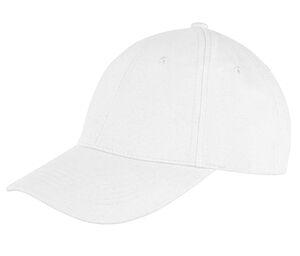 Result RC081 - Memphis Brushed Baumwolle Low Profile Cap Weiß