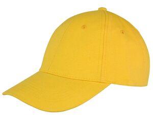 Result RC081 - Memphis Brushed Baumwolle Low Profile Cap Gelb