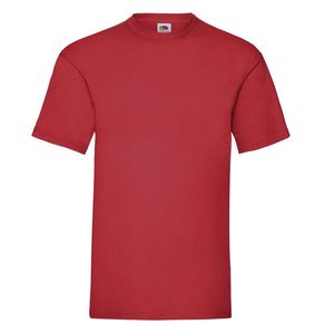 Fruit of the Loom SC220 - Herren T-Shirt Rundhalsausschnitt Rot