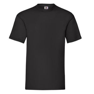 Fruit of the Loom SC220 - Herren T-Shirt Rundhalsausschnitt Schwarz