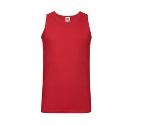 Fruit of the Loom SC235 - Tanktop für Herren aus 100% Baumwolle Rot