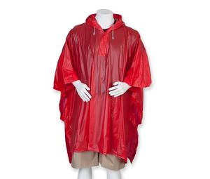 Splashmacs SL100 - Plastik Regenponcho Rot