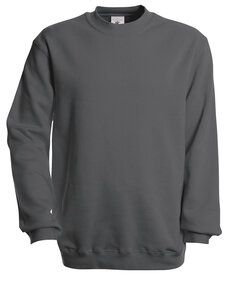 B&C BC500 - Herren Baumwoll Sweatshirt Steel Grey