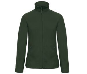 B&C BC51F - Fleecejacke mit Reißverschluss für Damen Wald Grün