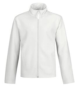 B&C BCI71 - Soft Shell Jacke Herren White/White