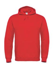 B&C BCID3 - Baumwoll Hoodie für Herren und Damen Rot