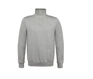 B&C BCID4 - Zip-Sweatshirt Heather Grey