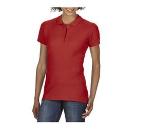 Gildan GN859 - Premium PoloT-Shirt aus Baumwolle Damen Rot