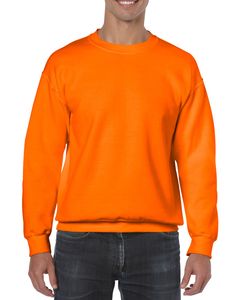 Gildan GN910 - Herren Sweatshirt mit Rundhalsausschnitt Sicherheit Orange